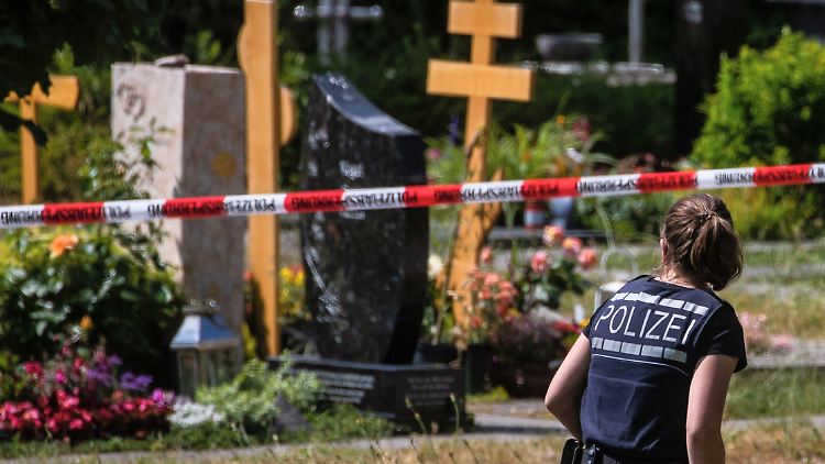 Laut der Polizei war die Stimmung auf der Trauerfeier sehr aggressiv. 