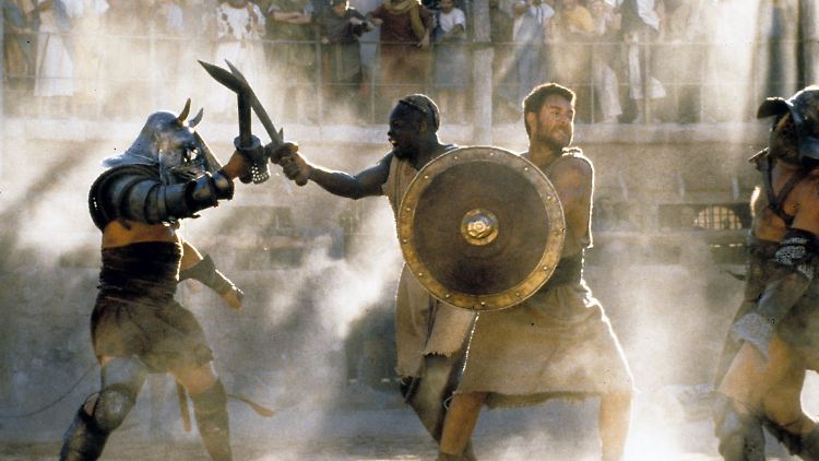 Der Monumentalfilm "Gladiator" aus dem Jahr 2000 gewann fünf Oscars - unter anderem für den besten Film. 