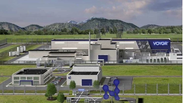 So soll das "Carbon Free Power Project" von NuScale einmal aussehen. Große Kühltürme? Fehlanzeige.