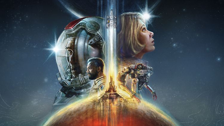 Das "Starfield"-Cover sieht nicht nur aus wie ein Star-Wars-Filmplakat, das Spiel scheint auch auf viele cineastische Elemente zu setzen.