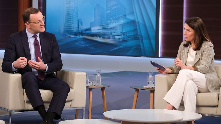 Jens Spahn muss Talkshow-Moderatorin Anne Will die Frage beantworten, warum die Union nicht schon früher ein Abkommen hinbekommen hat.