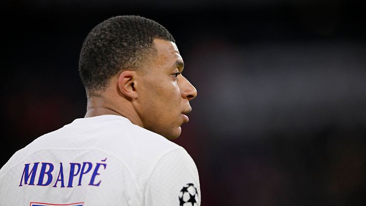 Keine Zukunft bei PSG: Mbappé.
