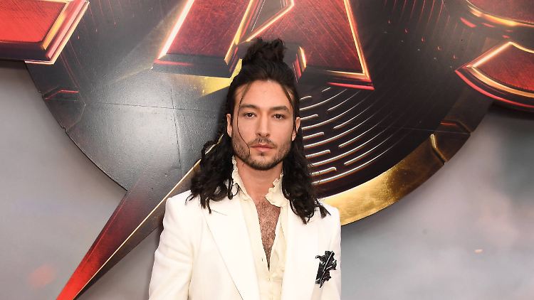 Ezra Miller auf dem roten Teppich bei der Premiere seines neuen Films. 