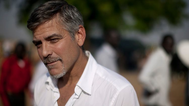 Clooney war im Januar im Sudan. 