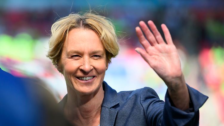 Hatte sich in den vergangenen Wochen immer wieder gegen den drohenden Blackout stark gemacht: Bundestrainerin Voss-Tecklenburg.