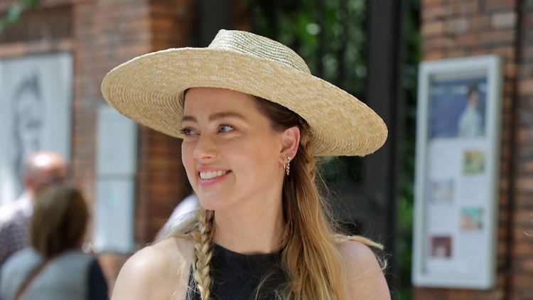 Gut behütet in Madrid: Amber Heard.