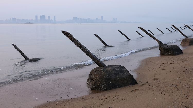 Die chinesische Küstenstadt Xiamen ist nicht weit von Taiwan entfernt.