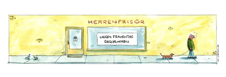 Frauentag-Herrenfriseur