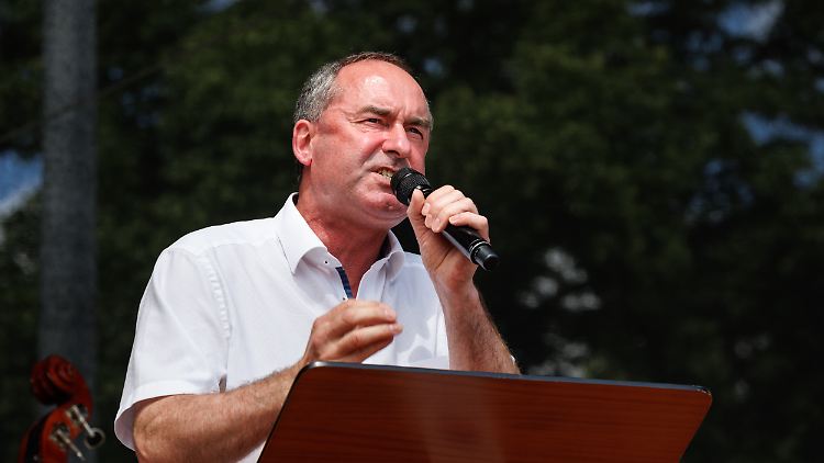 Hubert Aiwanger am 10. Juni in Erding.