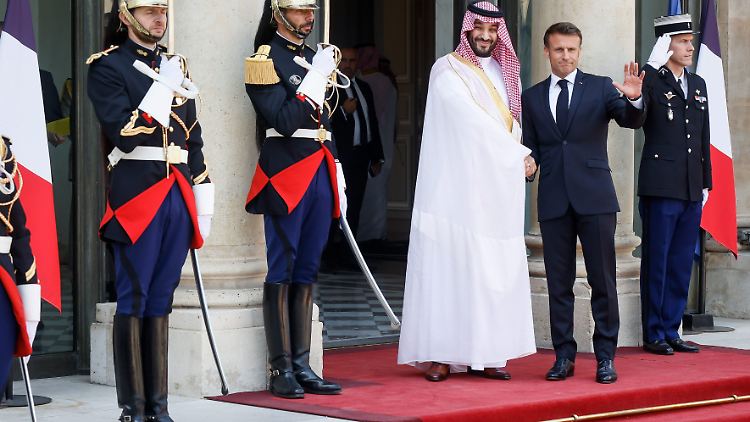 Im zweiten Jahr in Folge empfängt Macron Kronprinz Bin Salman.