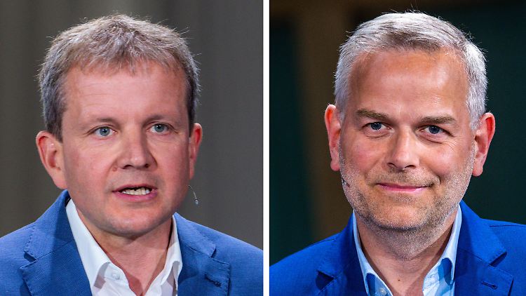 Rico Badenschier setzte sich am Ende deutlich gegen Leif-Erik Holm (rechts) durch.