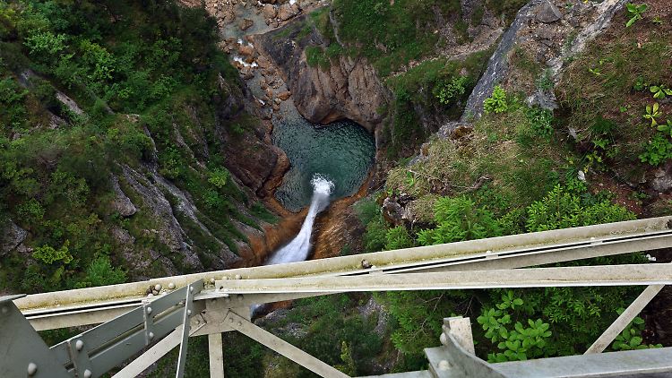 Der Blick von der Marienbrücke in die Pöllatschlucht, dort ereignete sich am Mittwoch eine Gewalttat.
