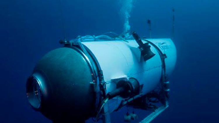 Oceangate Expeditions bewirbt die Fahrten mit einem Kohlefaser-Tauchboot.
