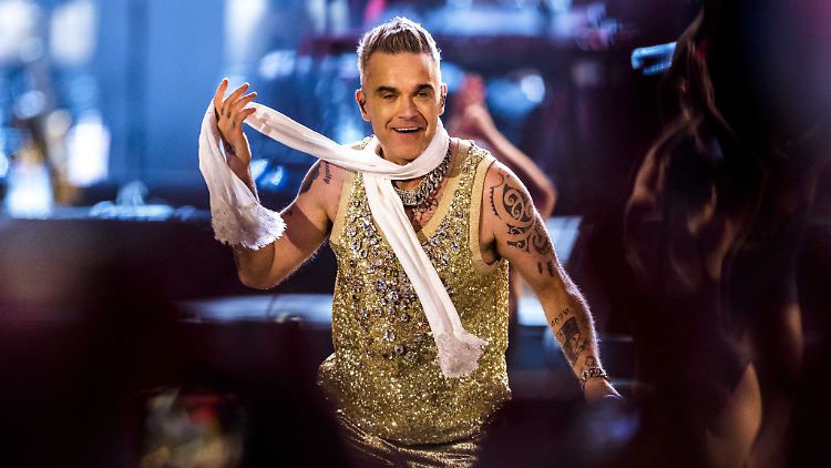 Geht mit großen Schritten auf die 50 zu: der britische Vollblut-Musiker Robbie Williams.