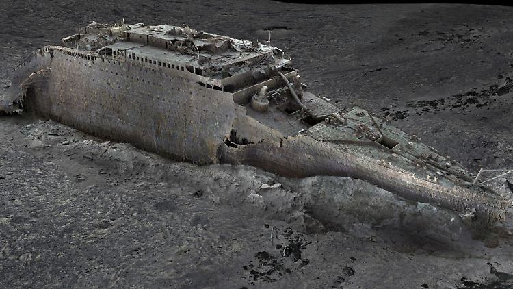 2023 setzten Forscher 700.000 Fotos zu einem hochauflösenden 3D-Scan zusammen. So ist das Wrack der Titanic erstmals vollumfänglich zu sehen.