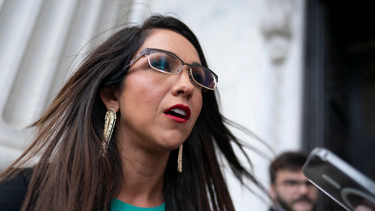 Lauren Boebert strebt ein Amtsenthebungsverfahren gegen US-Präsident Joe Biden an.