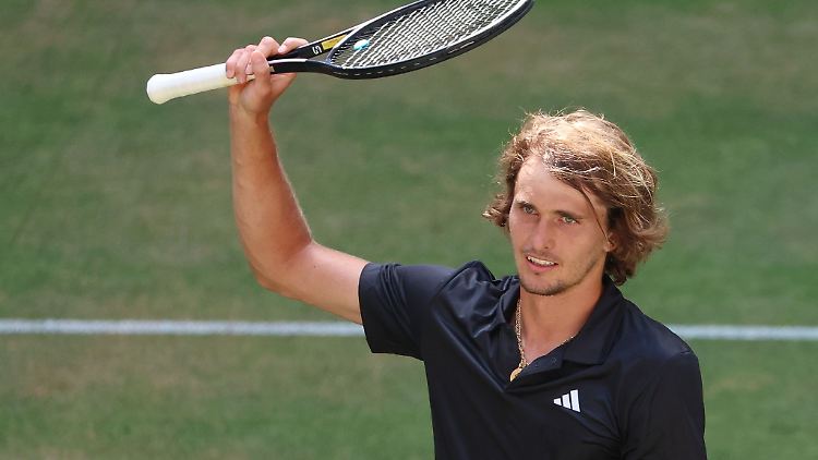 Hatte Spaß in Halle: Alexander Zverev.