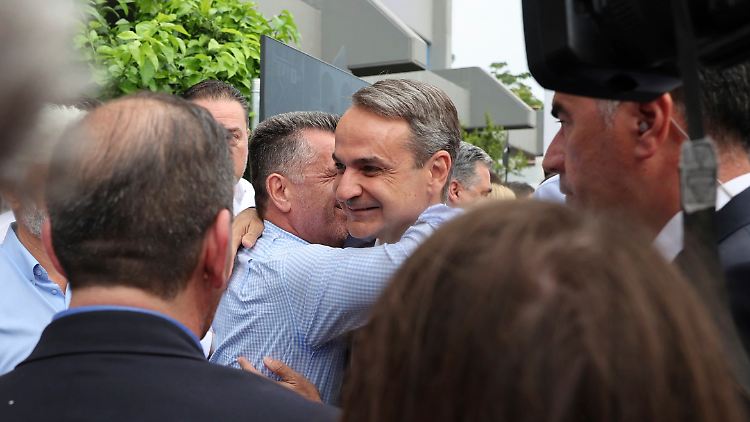 Erneuter Wahlsieger: Kyriakos Mitsotakis.
