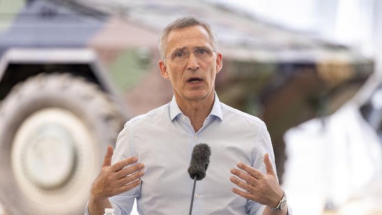NATO-Generalsekretär Stoltenberg in Litauen. 