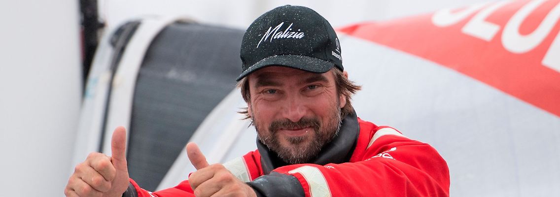 Boris Herrmann und das Team Malizia segeln dem Ziel ihrer Ocean-Race-Premiere entgegen.