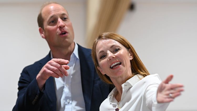 Tun sich im Kampf gegen Obdachlosigkeit zusammen: Prinz William und Geri Halliwell-Horner.