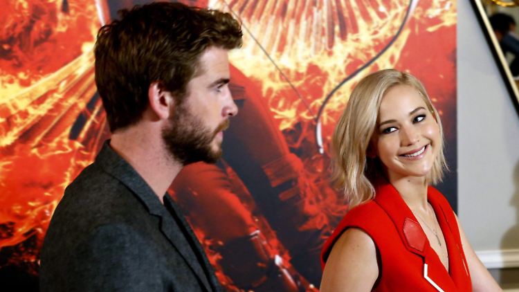 Ging da was? Jennifer Lawrence und Liam Hemsworth.