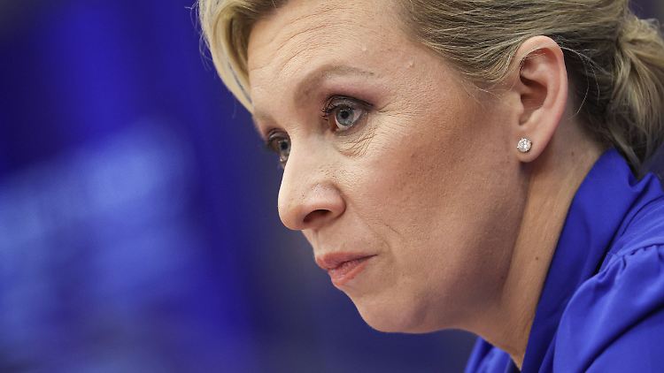 Sprecherin des russischen Außenministeriums: Maria Sacharowa. 