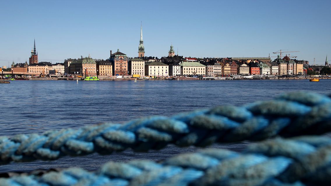 Blick auf die Altstadt von Stockholm.