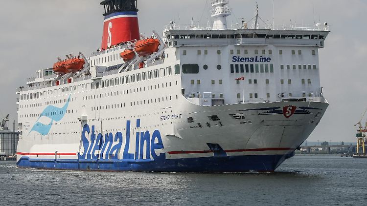 Die Fähre "Stena Spirit" befand sich auf halbem Weg zwischen Karlskrona und Danzig.