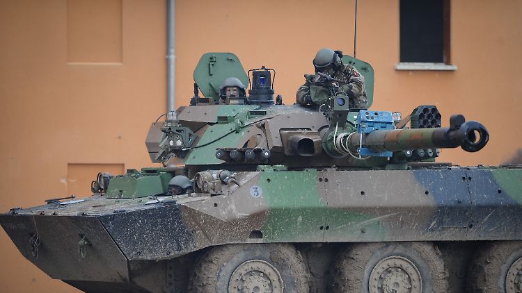 Der AMX-10 RC eignet sich im Kampf gegen Russland nicht für Einsätze an vorderster Front (Archivbild).