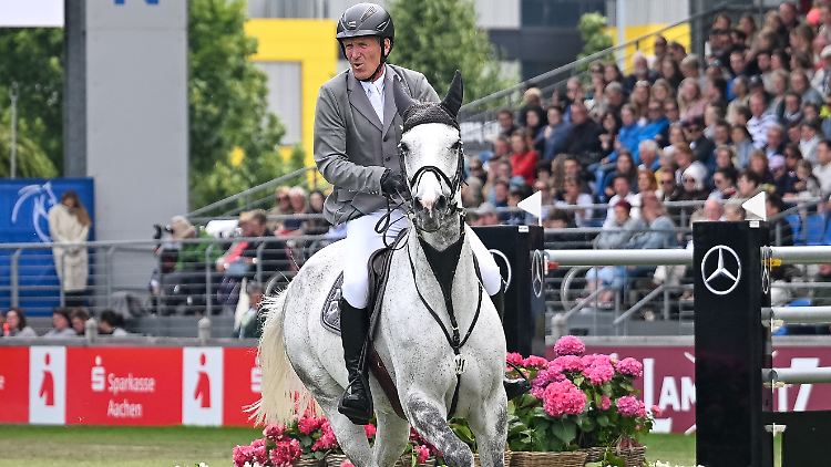 Ludger Beerbaum beim letzten großen Ritt seiner großen Laufbahn.