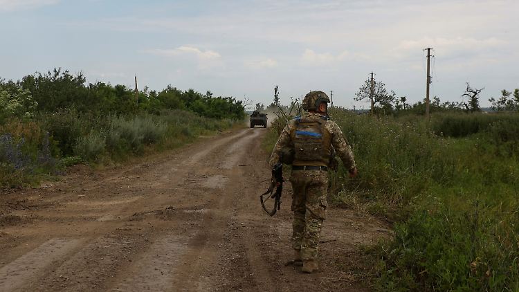 Angriff auf ausgebaute russische Stellungen: Ukrainische Soldaten rücken in der Region Saporischschja vor.