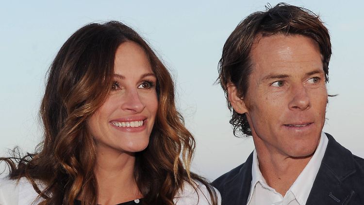 Julia Roberts und Daniel Moder auf einer Veranstaltung 2012 - das Paar lässt sich nur selten gemeinsam ablichten.
