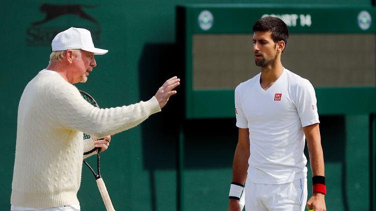 Becker war einst der Trainer von Djokovic.
