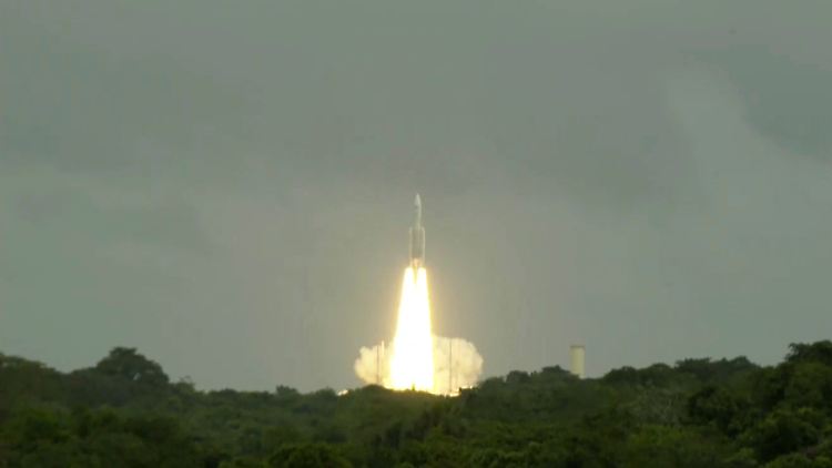 Im April brachte die Ariane 5 die europäische Raumfahrtsonde JUICE  ins All. 