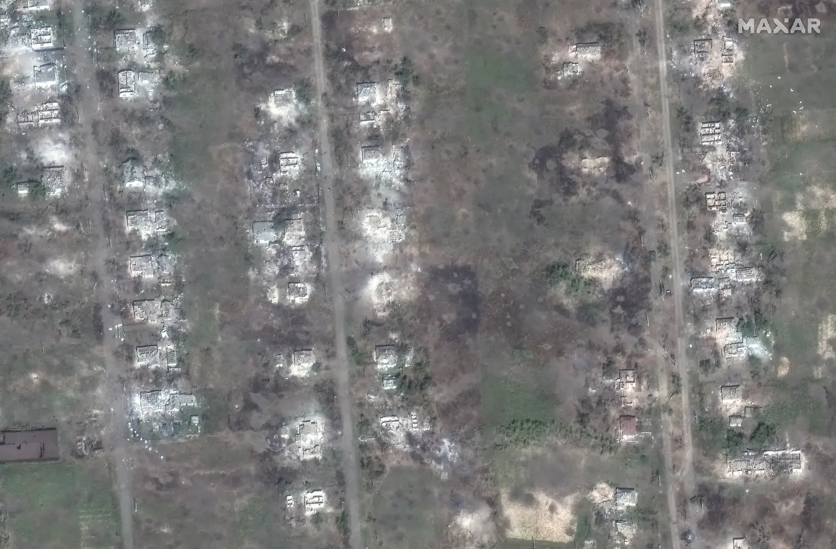 Ein-Satellitenbild-von-Maxar-zeigt-das-ukrainische-Dorf-Robotyne-am-30-August-2023