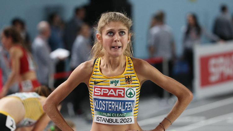 Konstanze Klosterhalfen muss auf dem Weg zu Olympia kämpfen.