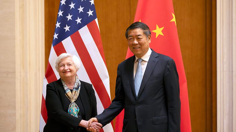 Vier Tage hielt sich US-Finanzministerin Janet Yellen in Peking auf.