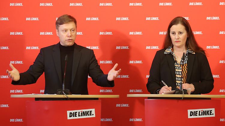 Wollen den Osten wirtschaftlich und demokratisch stärken: Janine Wissler und Martin Schirdewan.