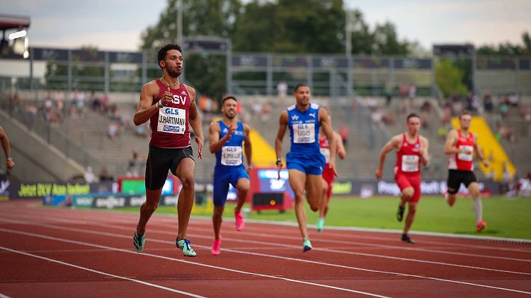Wenn Sprinten so leicht aussieht wie bei Joshua Hartmann, wird es meist ziemlich schnell.