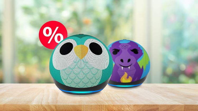 Der Echo Dot Kids der 5. Generation ist zum Prime Day bei Amazon massiv reduziert.