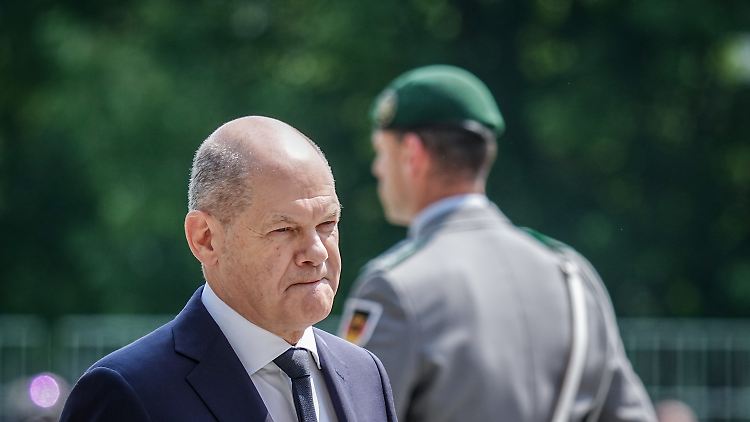 Kanzler Scholz mahnt Erdogan, beide Themen zu trennen.