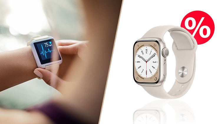 Am Prime Day von Amazon ist auch die Apple Watch Series 8 reduziert.