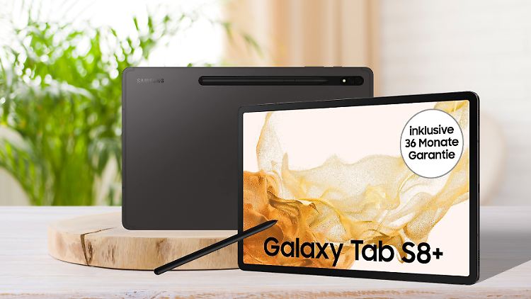Samsung Galaxy Tab S8+: Hier fällt der Preis am Prime Day.