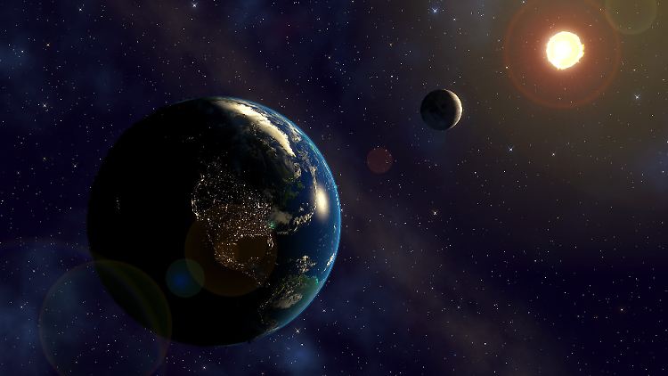 Sonne und Mond beeinflussen vieles auf der Erde, auch die Länge des Tages.