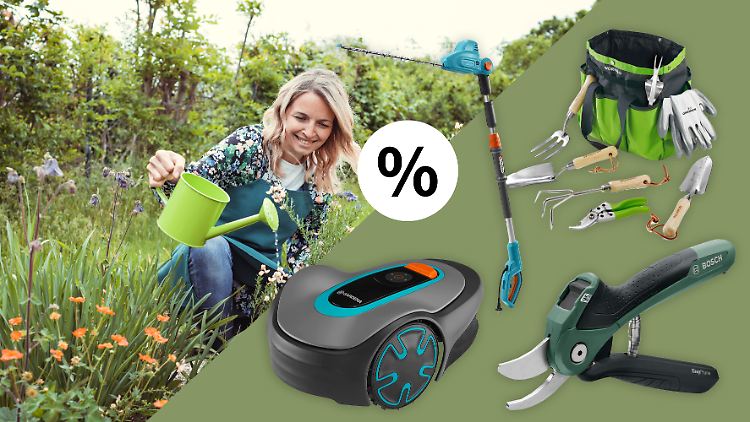 Gardena, Bosch und Co.: Am Prime Day gibt es starke Rabatte auf Gartenwerkzeug und -Technik.
