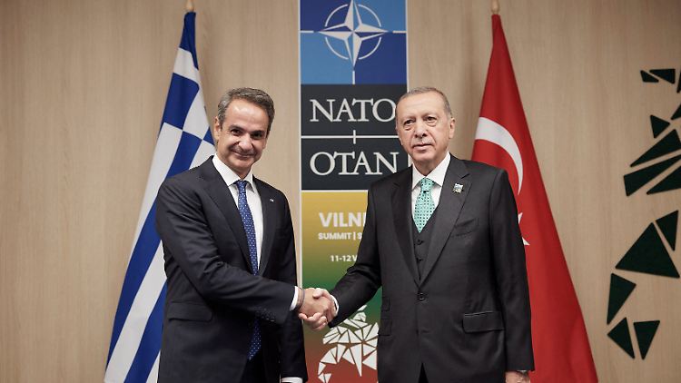 Griechischer Ministerpräsident Mitsotakis und türkischer Präsident Erdogan wollen die Beziehungen der beiden Länder normalisieren. 