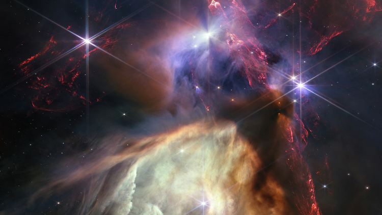 Auf dem veröffentlichten Bild ist die Rho-Ophiuchi-Wolke zusehen.
