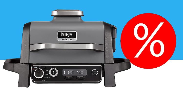 Nicht nur für Grill-Fans: Amazon rabattiert den Woodfire Smoker Grill von Ninja auf 250 Euro.