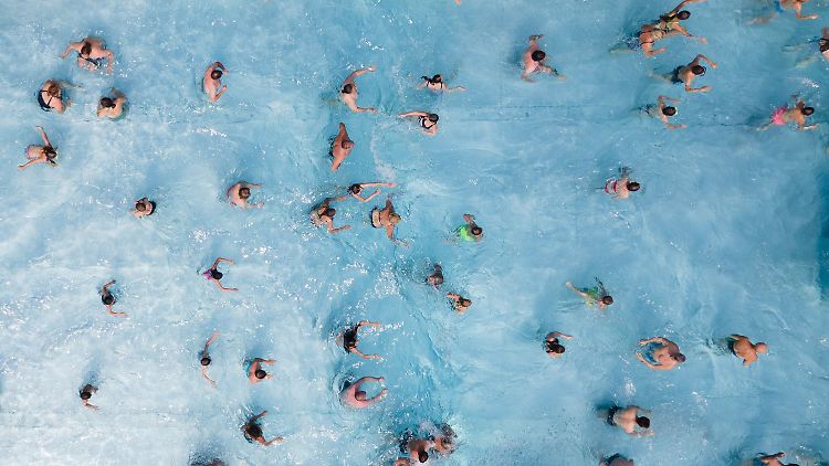 Im Wasser kann es eng werden.